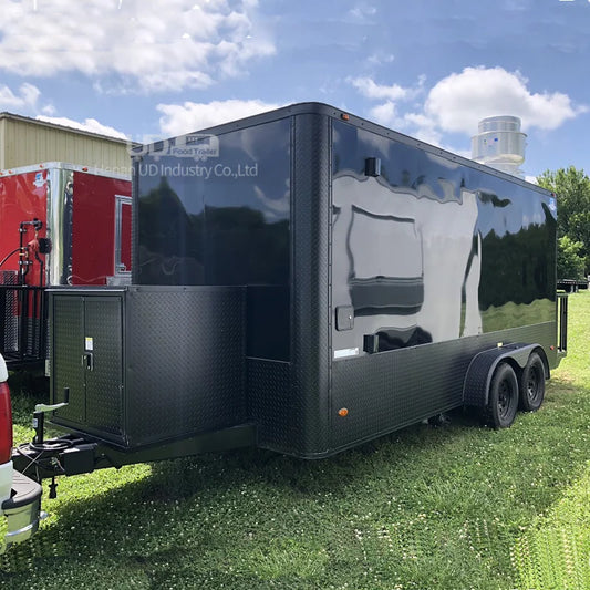 BELYOO Food Trailer Mobile Kitchen Halal Taco Truck
