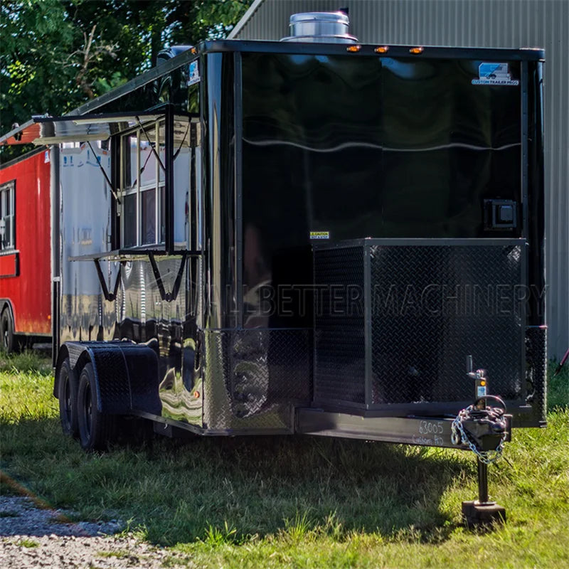 Mobile Food Truck Kitchen Concession Trailer For Fast Food