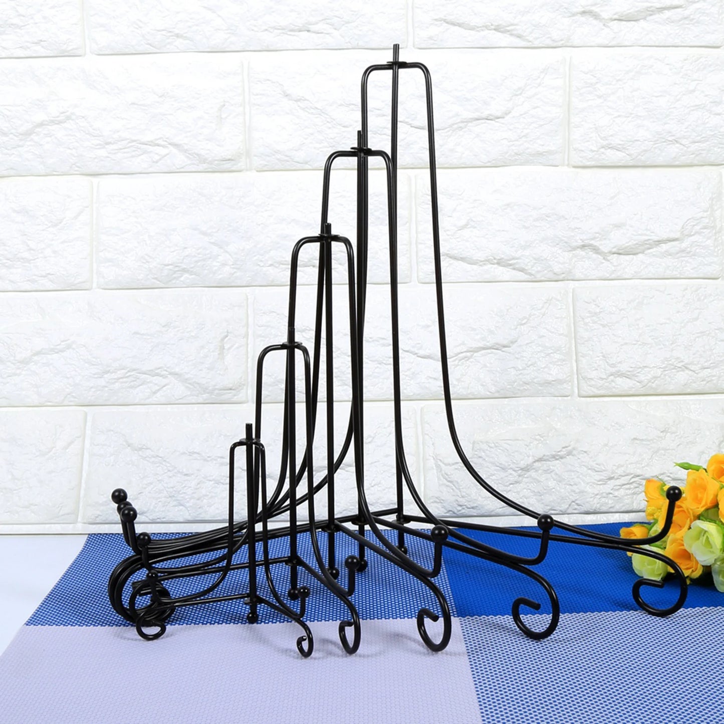 Zerodis Multipurpose IndustrialGrade Iron Easel Display Stand For FramesAndArtworks