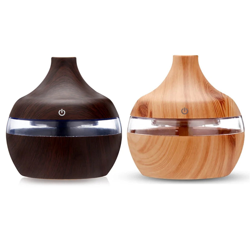 Shunmaii Aroma Essential Oil Diffuser Wood Grain Humidifier