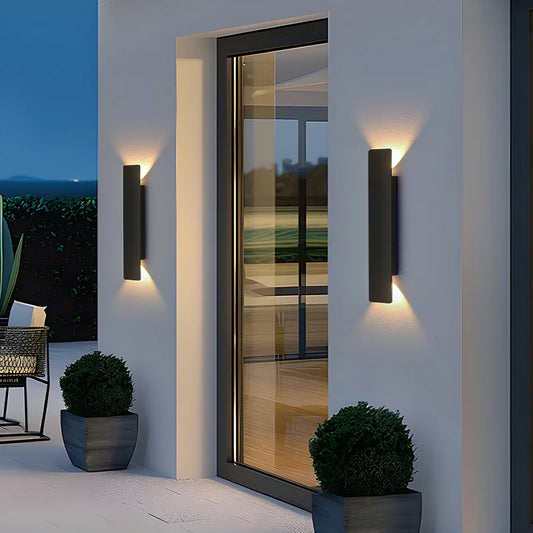 Pumous Outdoor Waterproof Aluminum Wall Lamp 18 Watt LED