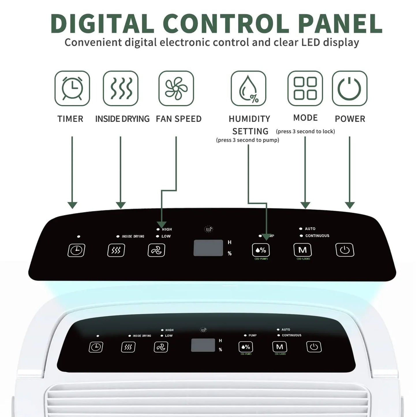 Shinco 150 Pints Energy Star Dehumidifier with WIFI for Large Spaces up to 7000 Sq Ft Built in Pump 1.85 Gallon Water Tank