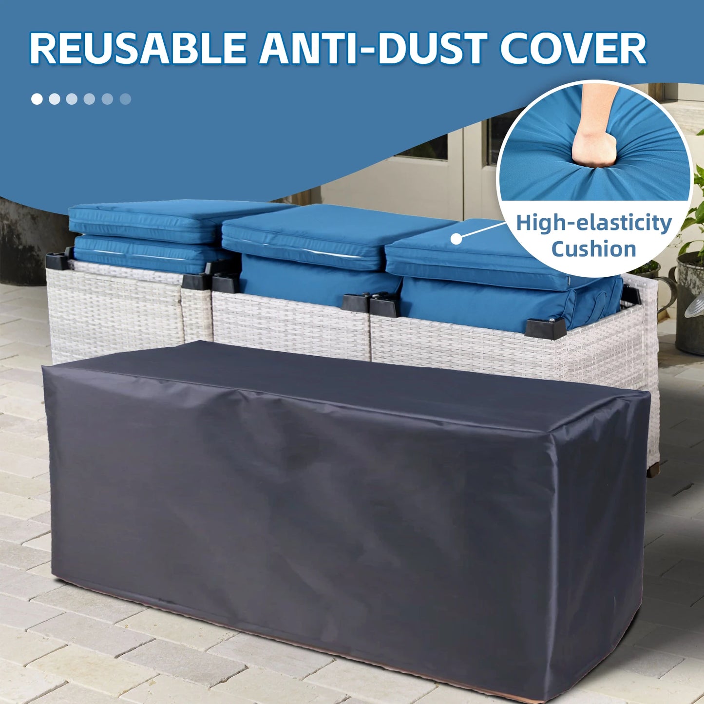 Naga Bahna Outdoor Patio Furniture Sectional Sofa Set