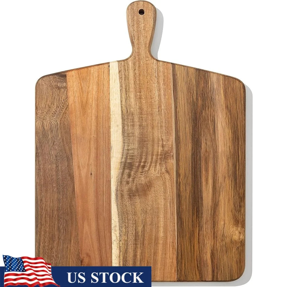 Acacia Wood Cutting Board for Meat Cheese and Vegetables