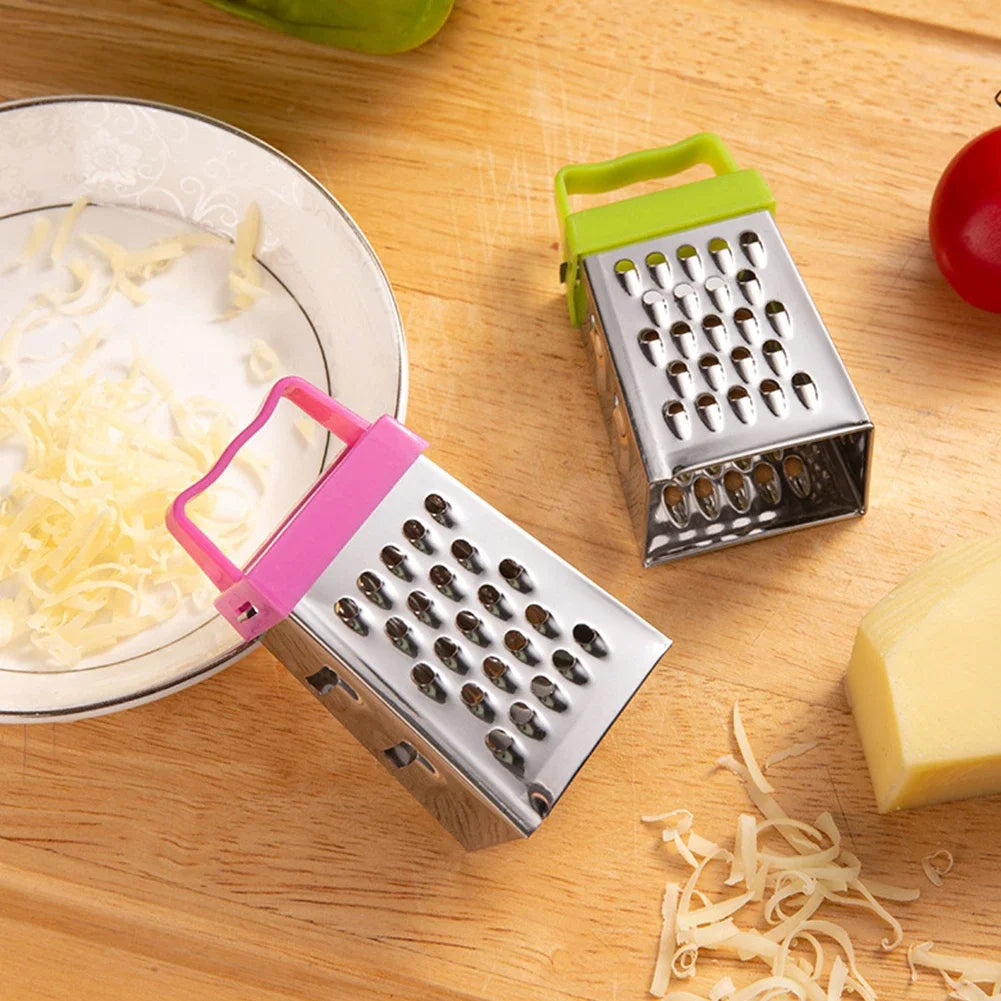 VKTECH Stainless Steel Four Sided Box Grater Kitchen Tool