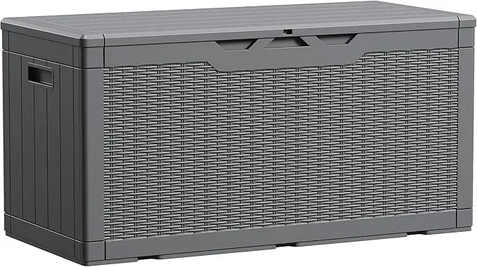 ZUIYU Waterproof Large Resin Deck Box for Outdoor Storage
