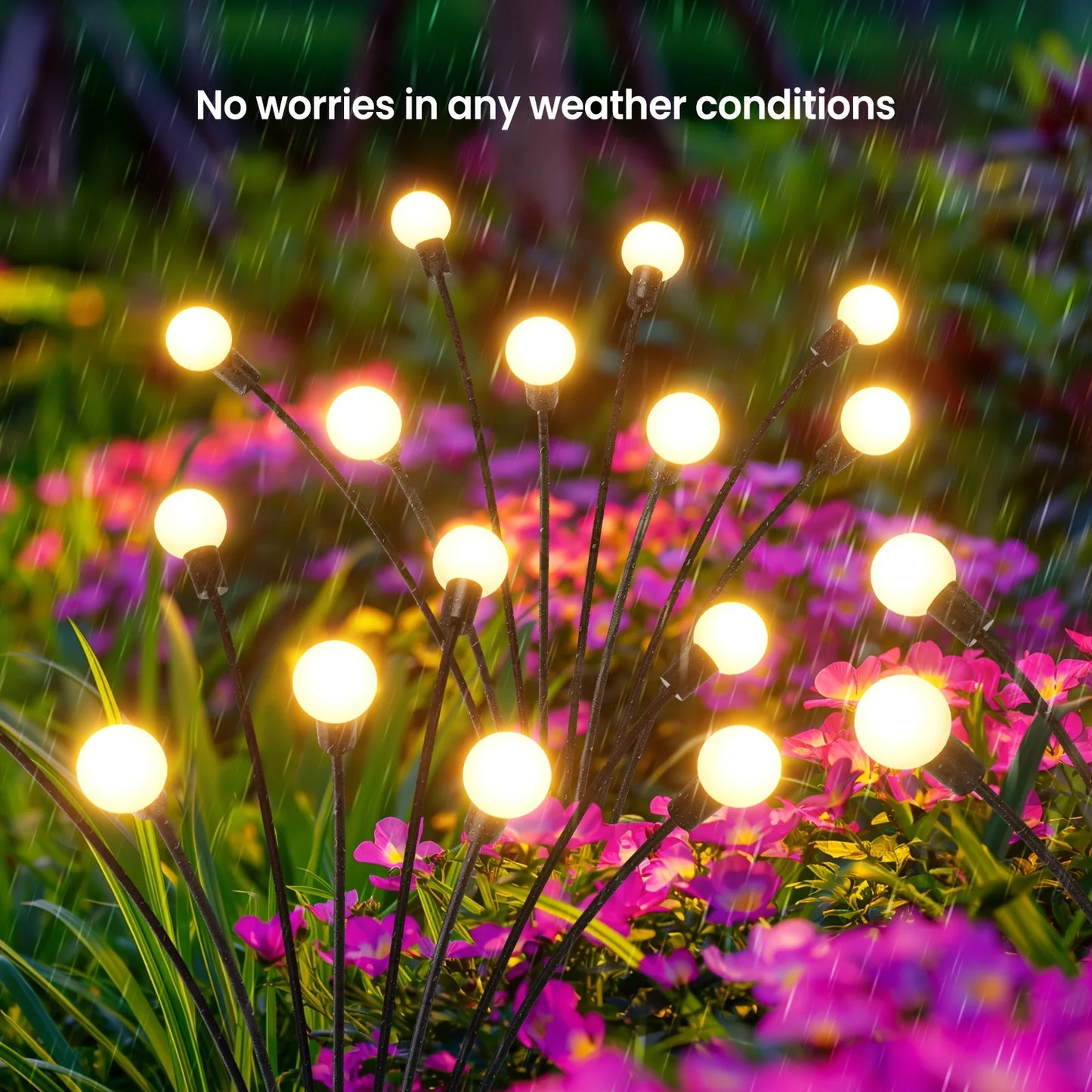 KPSTEK Swaying Solar Lights Outdoor Garden Decorations