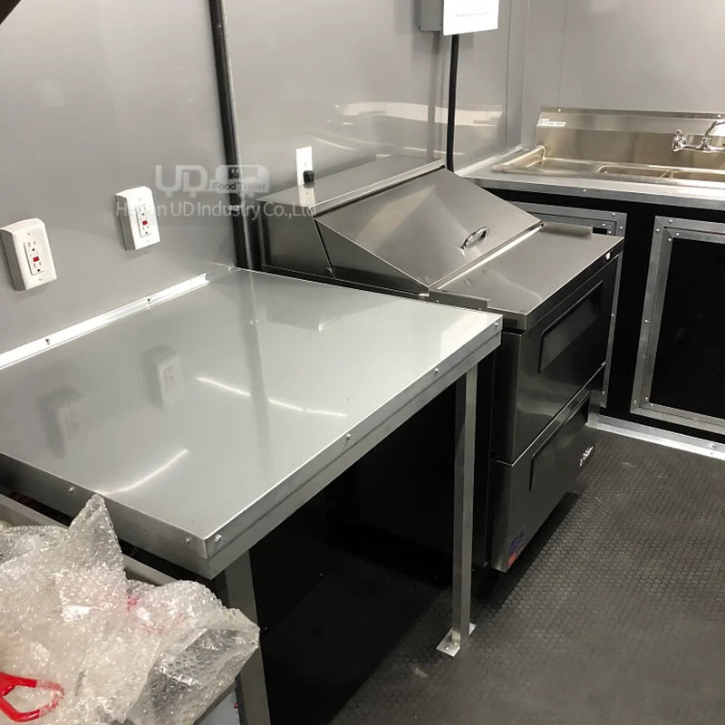 BELYOO Food Trailer Mobile Kitchen Halal Taco Truck