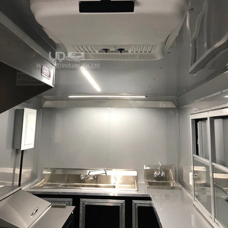 BELYOO Food Trailer Mobile Kitchen Halal Taco Truck