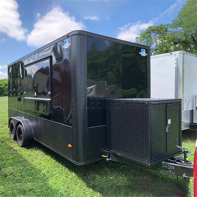 Mobile Food Truck Kitchen Concession Trailer For Fast Food