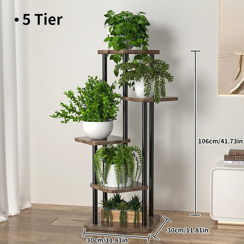 MTShining 8 Tier Plant Stand and Flower Shelf