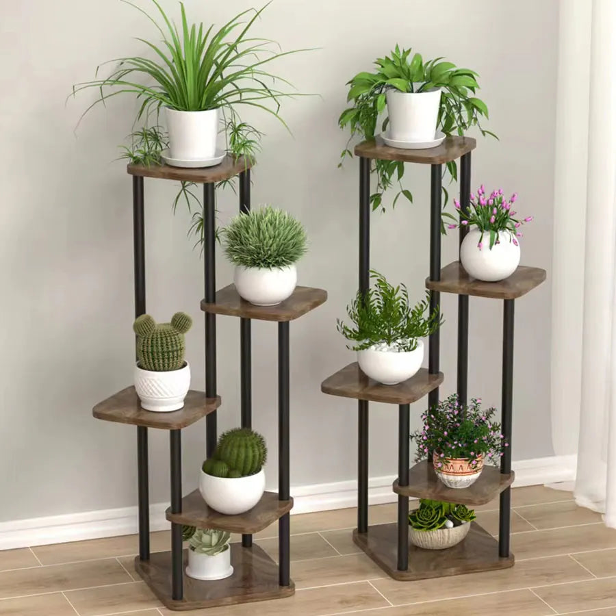 MTShining 8 Tier Plant Stand and Flower Shelf