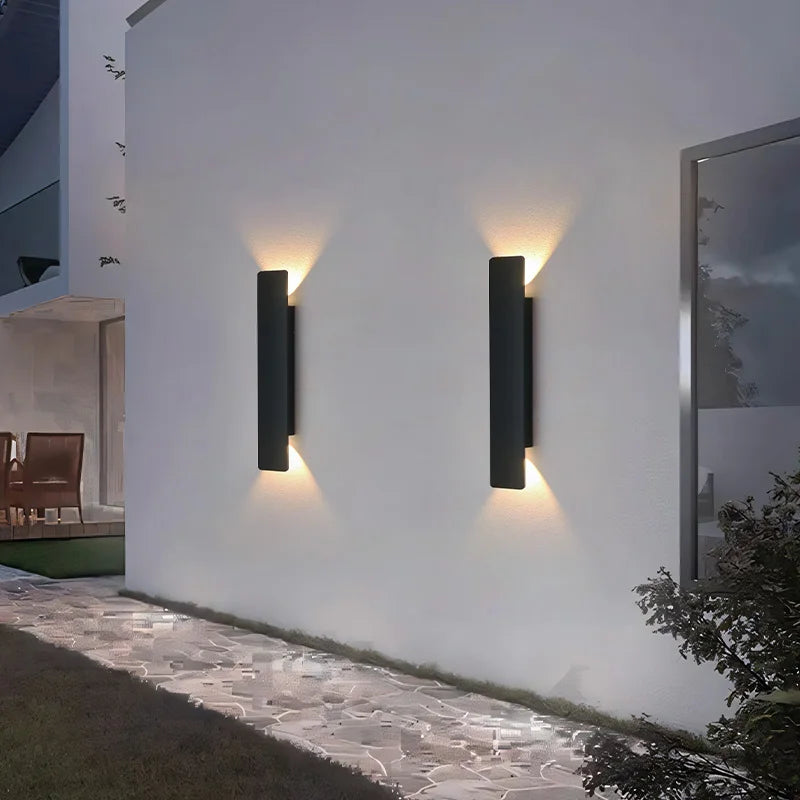 Pumous Outdoor Waterproof Aluminum Wall Lamp 18 Watt LED