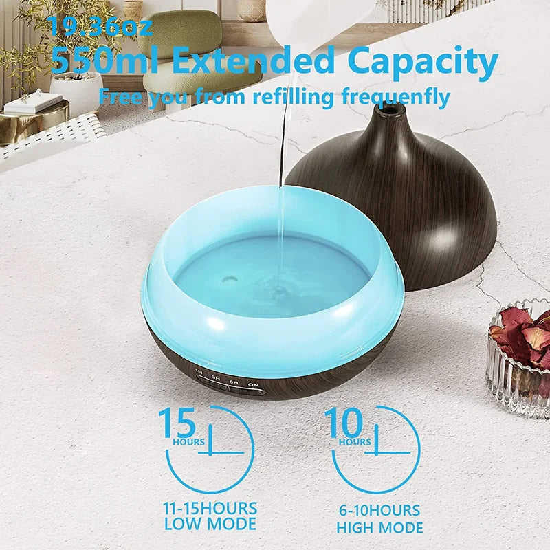 OTHAI USB Aroma Diffuser With Essential Oil And LED Lights