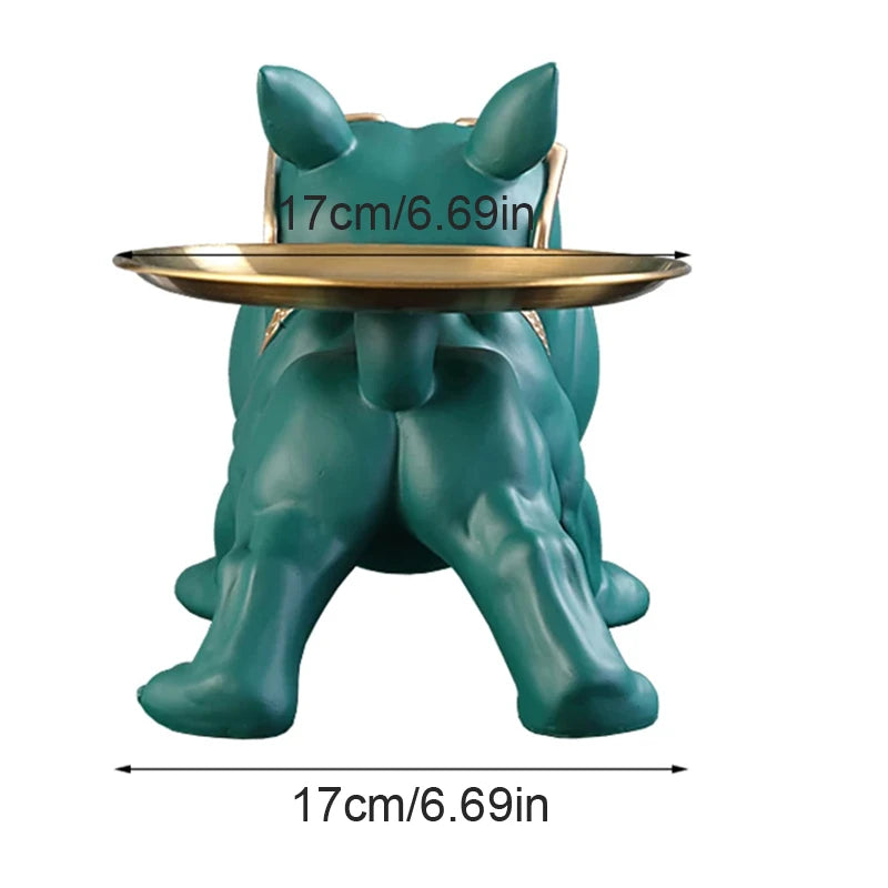 Choice Bulldog Storage Box Resin Dog Figurine Ornament
